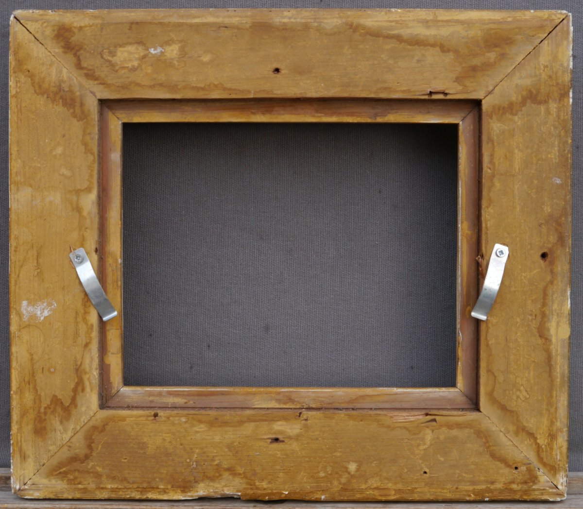 Petit cadre doré à canaux  vue 20,5x16 cm-photo-3