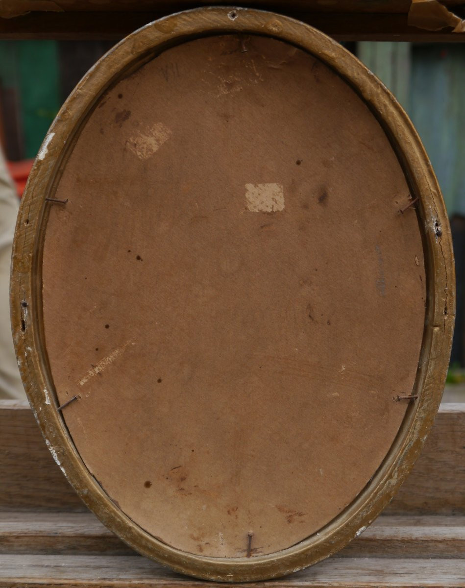 Portrait de chien griffon. italien ? signé, fin XIXè-photo-4