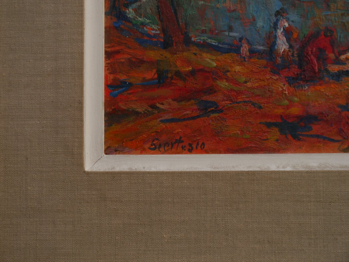 Paul Scortesco (1895-1976). Animated Landscape-photo-2