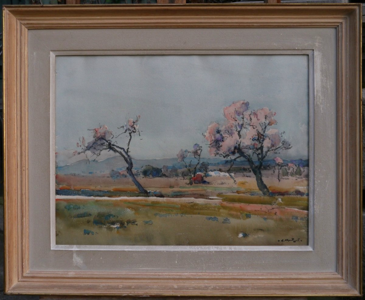 Louis Agricol Montagné (1879-1960). Spring In Provence.-photo-2