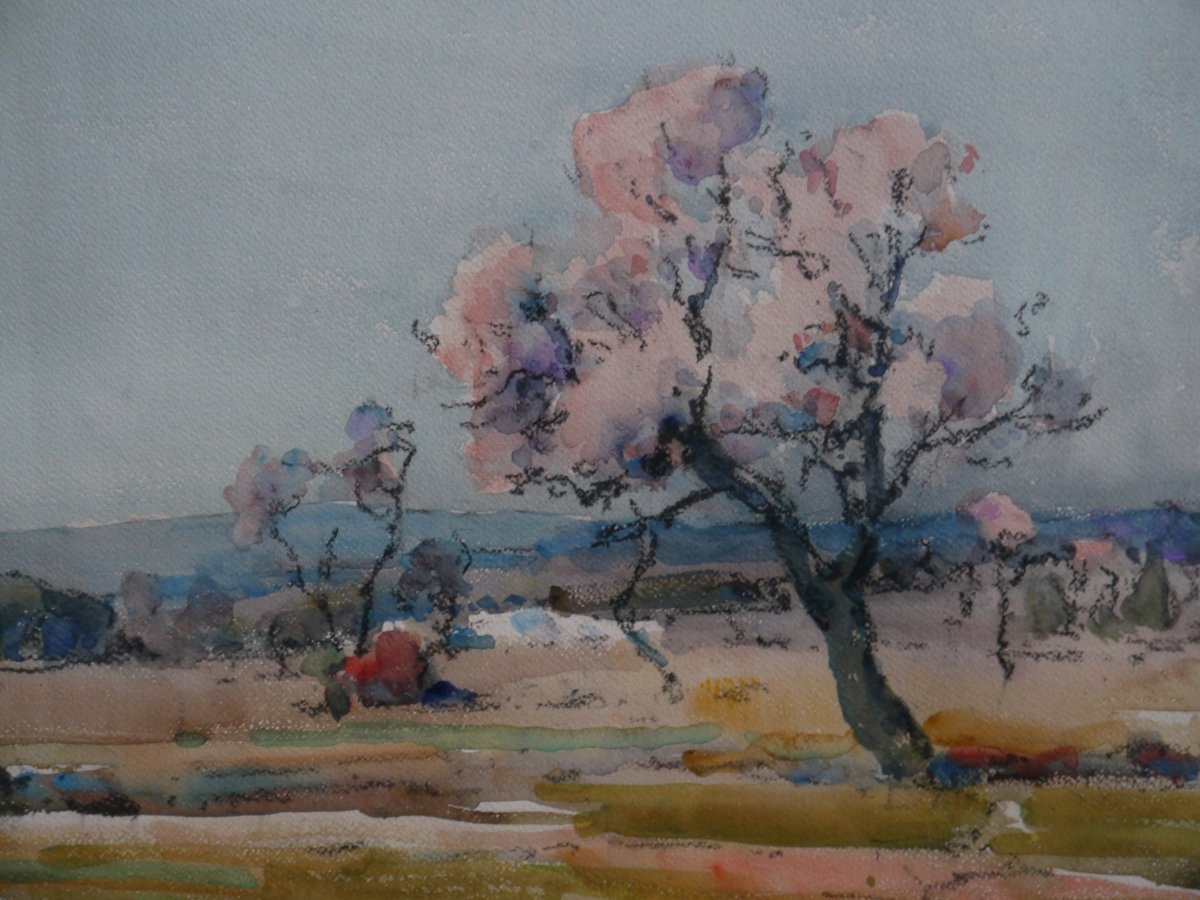 Louis Agricol Montagné (1879-1960). Spring In Provence.-photo-4