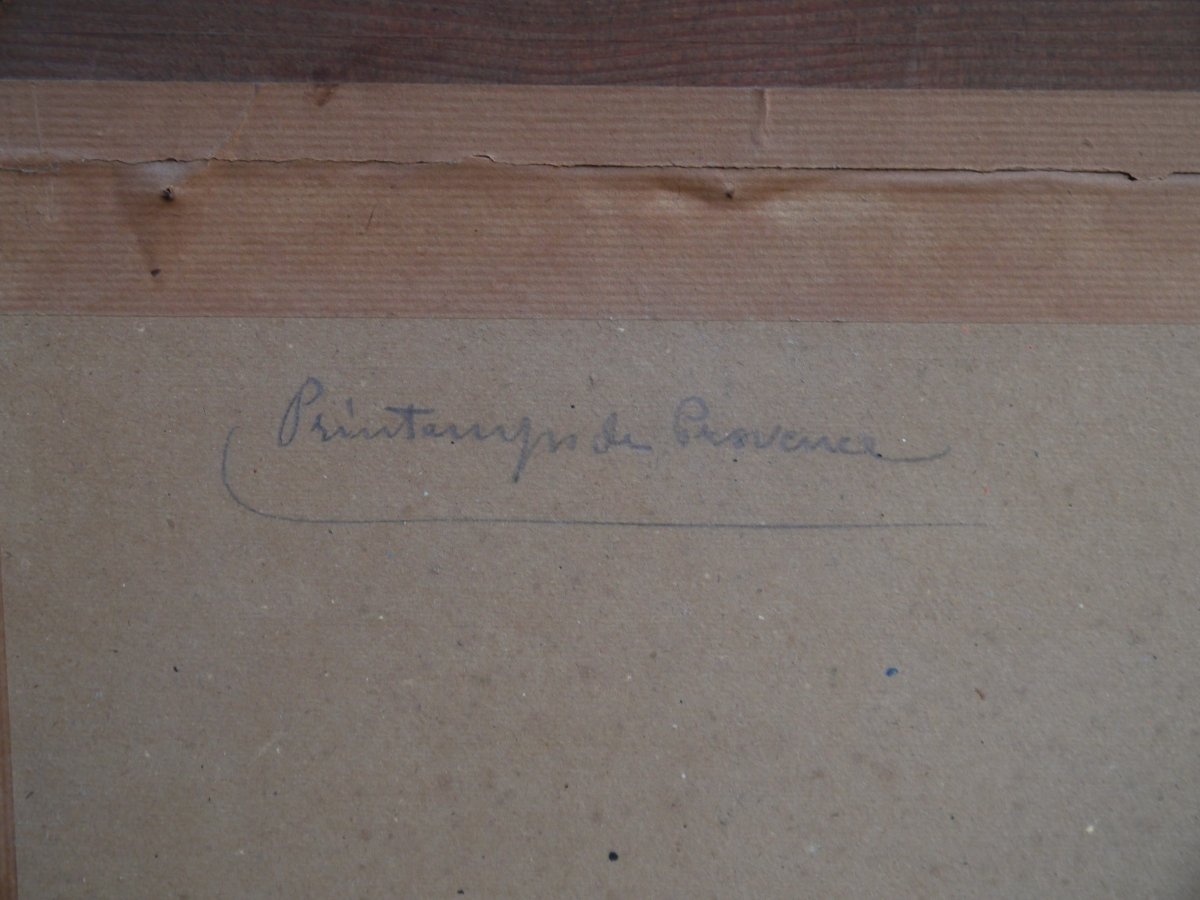 Louis Agricol Montagné (1879-1960). Spring In Provence.-photo-3