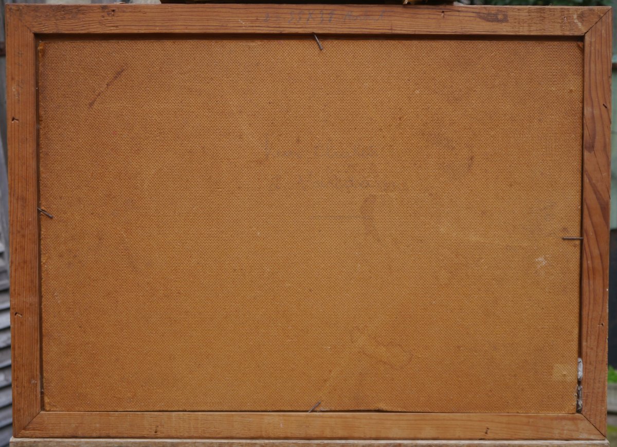 Charles Henry Contencin (1898-1955). Old Chalets In Vaudagne.-photo-6