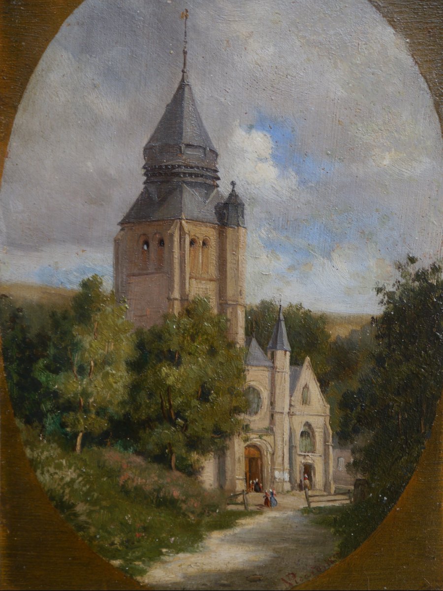 L'église de Saint-Valery-en-Caux, 1853/8. Alexandre-Noël Picard (1813-1869).-photo-1