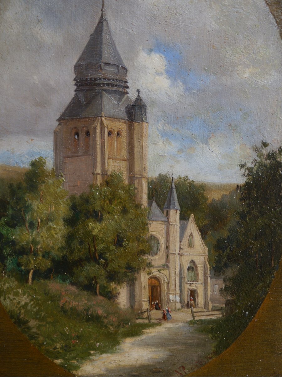L'église de Saint-Valery-en-Caux, 1853/8. Alexandre-Noël Picard (1813-1869).-photo-2
