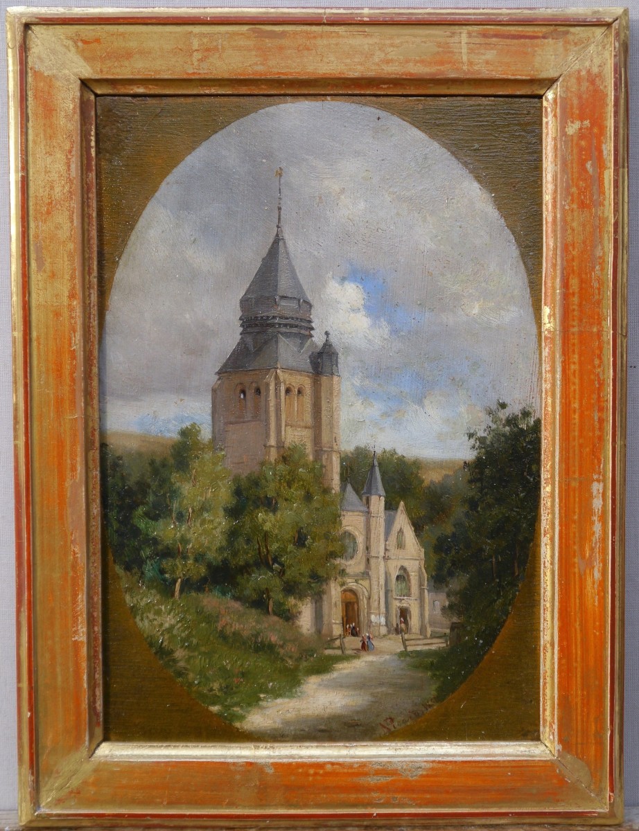 L'église de Saint-Valery-en-Caux, 1853/8. Alexandre-Noël Picard (1813-1869).
