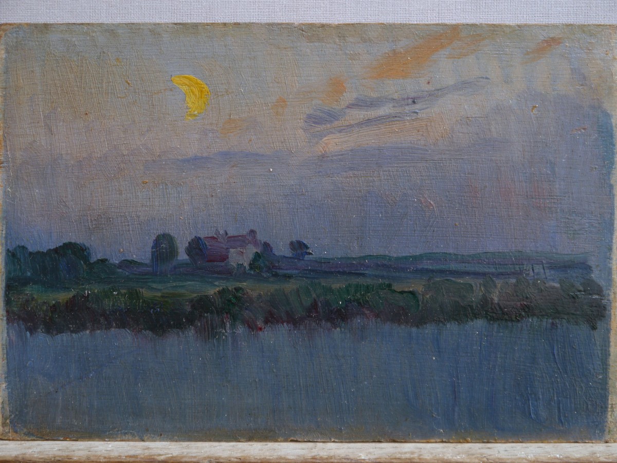 Petit paysage nocturne, La Roche Guyon 1910. -photo-4