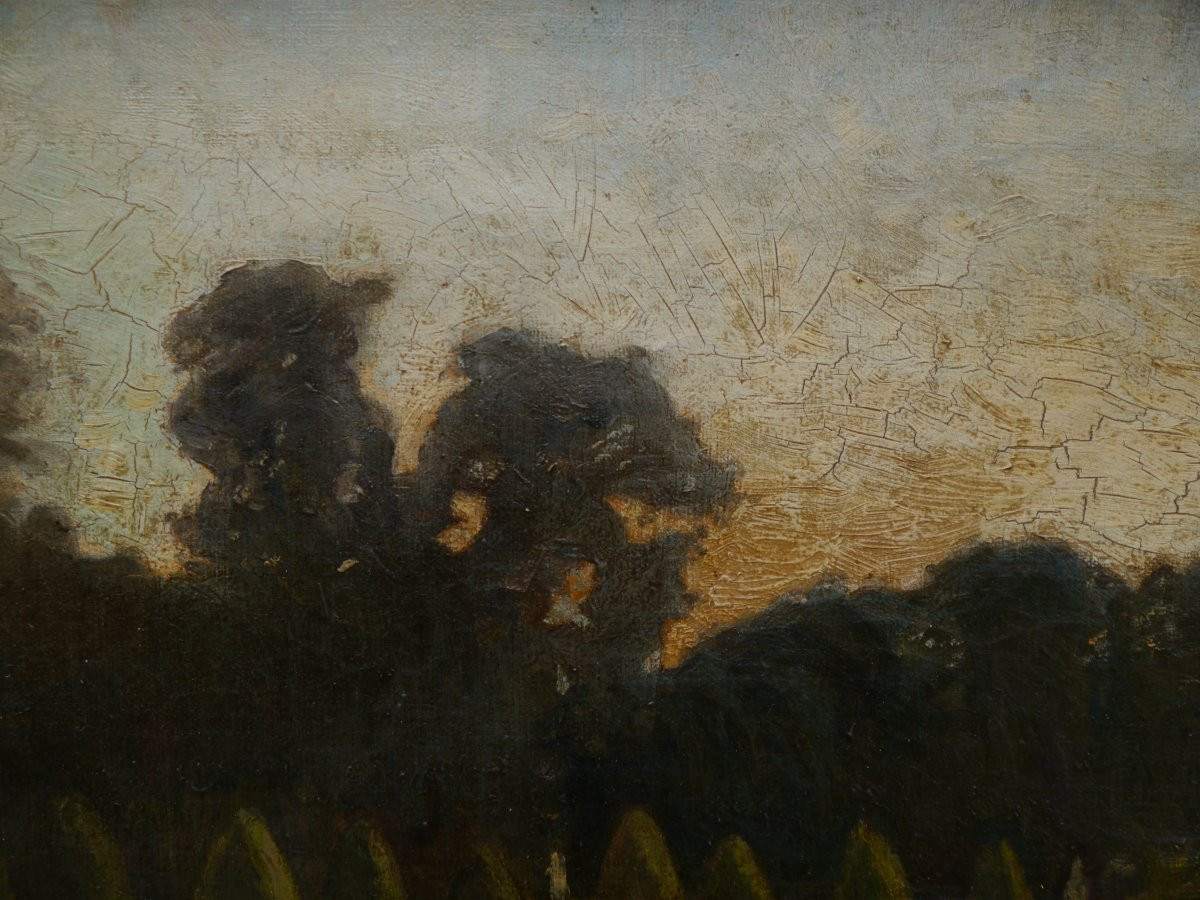 Versailles Park And Latona Fountain. Charles Clerambault (1885-?)-photo-1