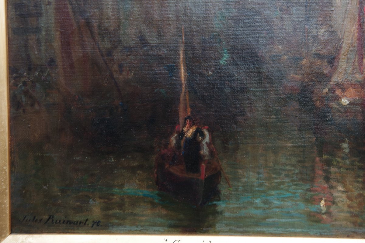 View Of Italy 1876, Capri, Procida, Naples? Jules Ruinart De Brinant (1838-1898)-photo-2