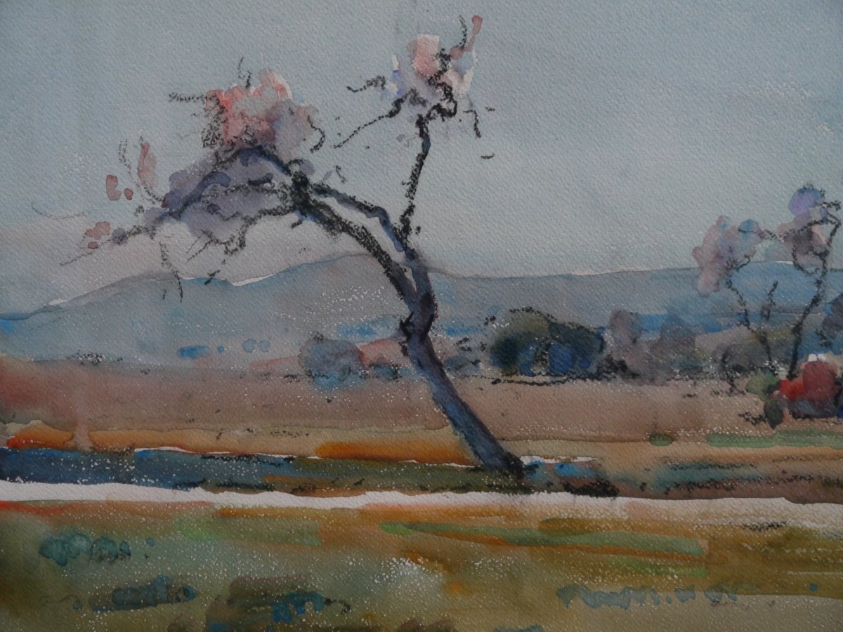 Louis Agricol MONTAGNÉ (1879-1960). Printemps en Provence.-photo-3