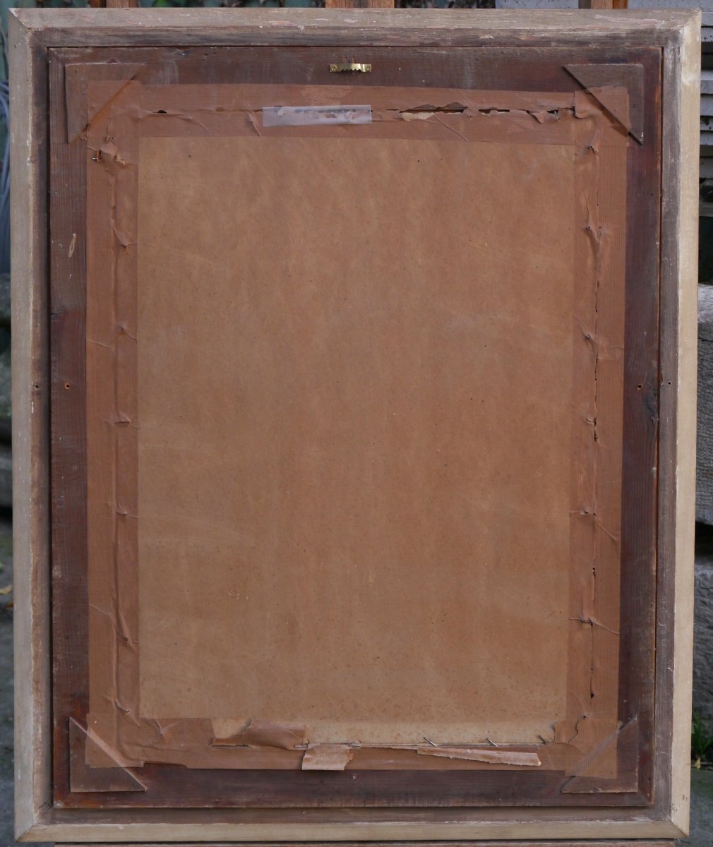 Louis Agricol MONTAGNÉ (1879-1960). Intérieur provençal.-photo-6