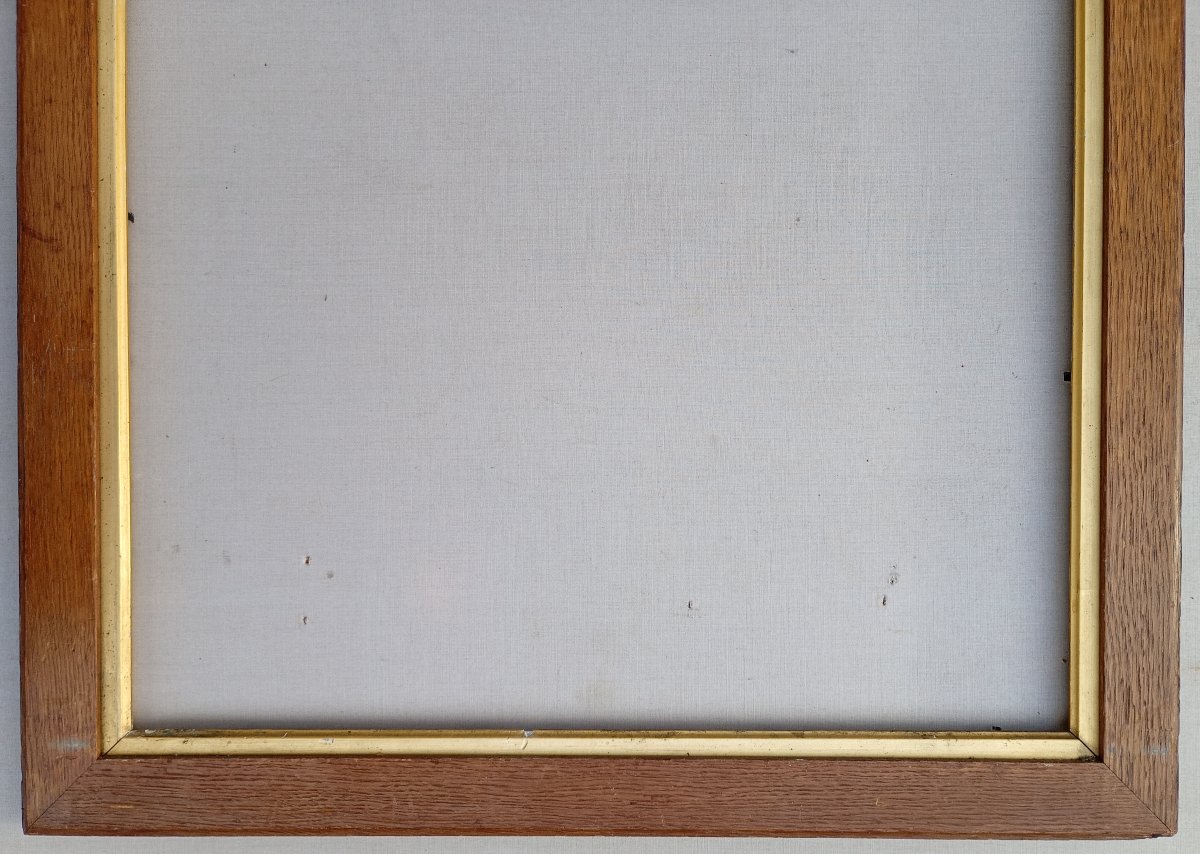 Cadre bois chêne, vue 76x42,5 cm-photo-3