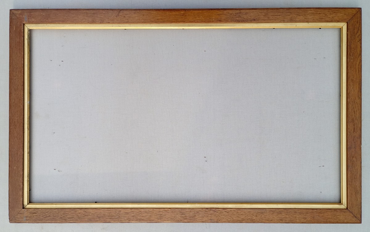 Cadre bois chêne, vue 76x42,5 cm