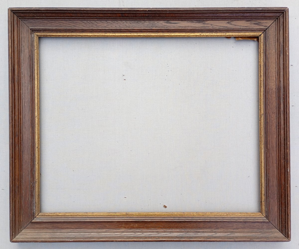 cadre bois chêne , vue 48x38,5 cm-photo-1