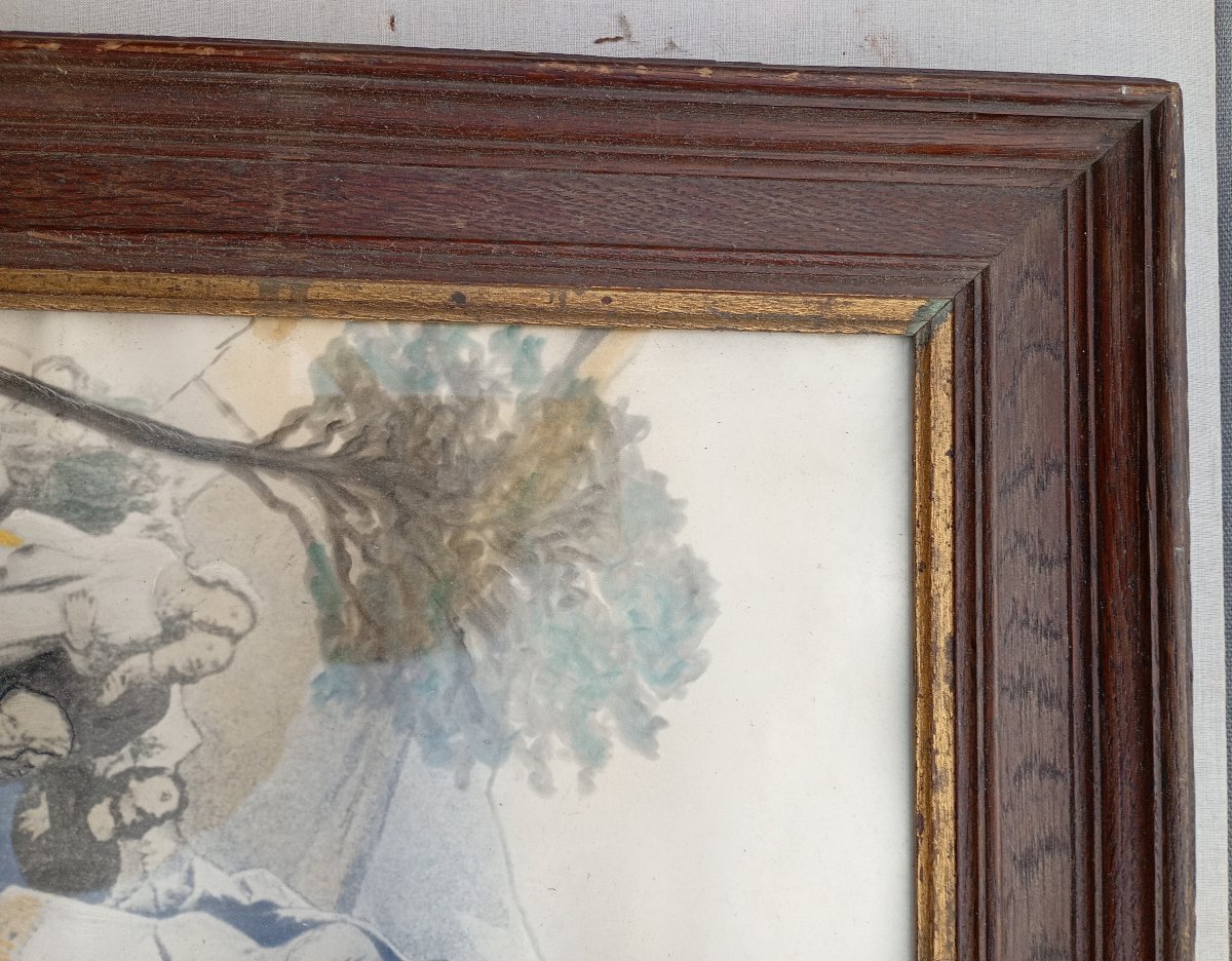 Oak Wood Frame, View 57.5x48 Cm-photo-4