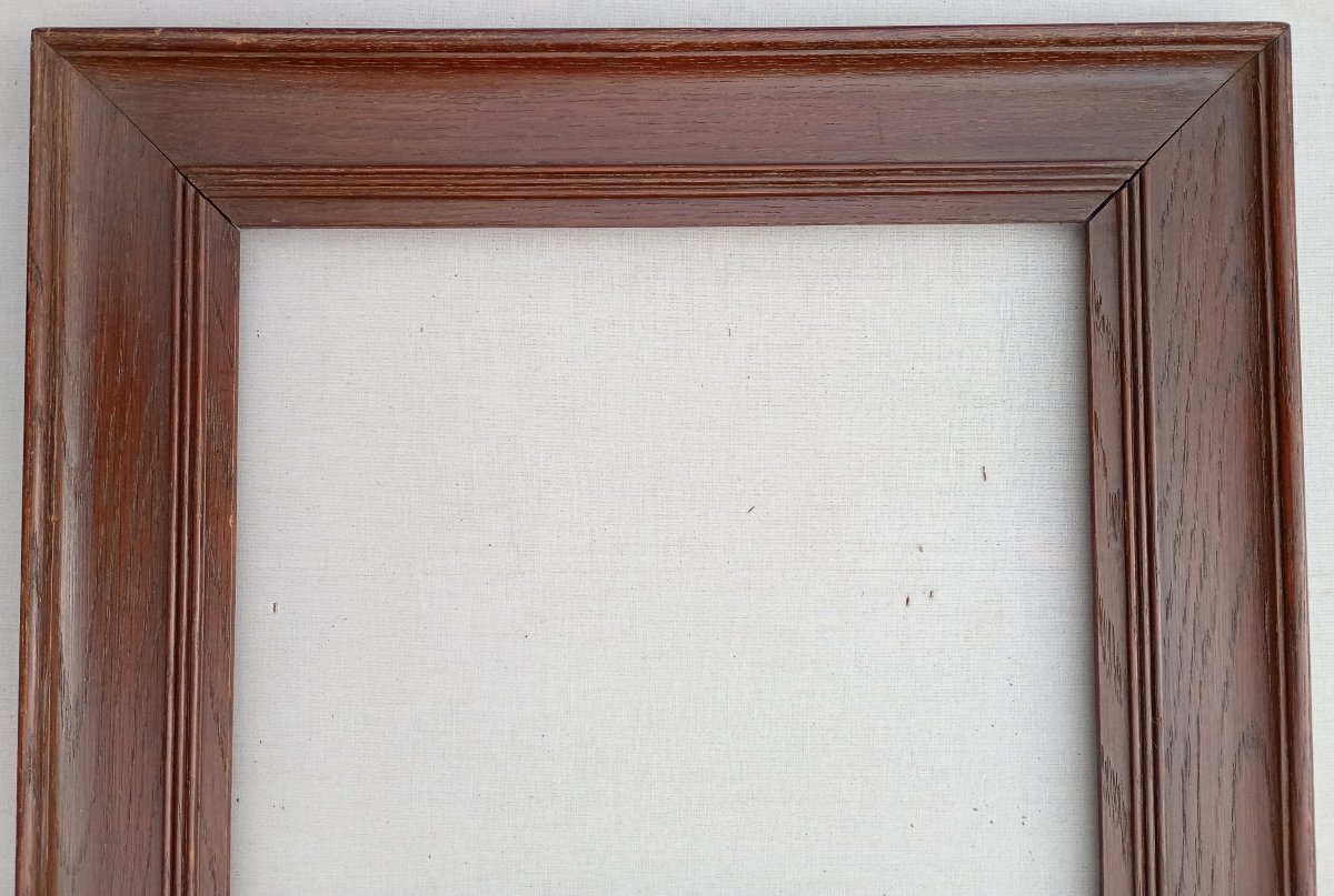 Large Oak Wood Frame, Circa 1900, 45x35cm View-photo-2