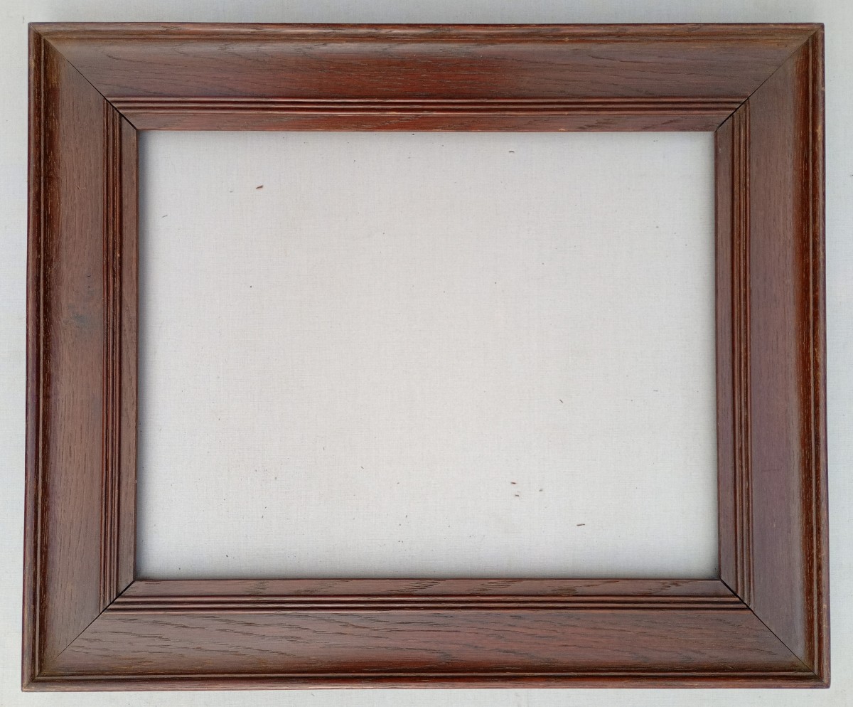 Large Oak Wood Frame, Circa 1900, 45x35cm View