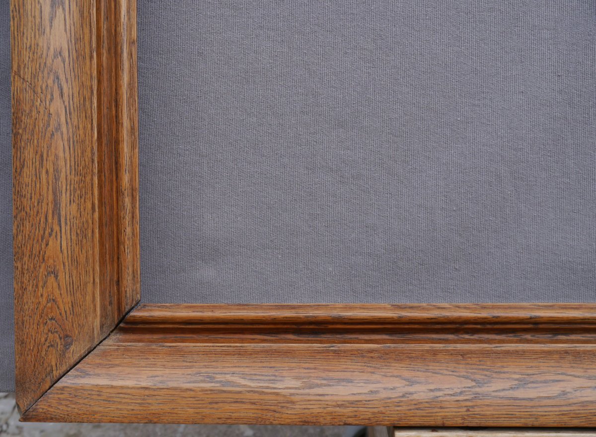 Large 19th-century Oak Frame, 88x58 Cm Image-photo-5