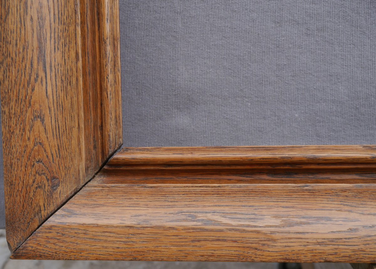 Large 19th-century Oak Frame, 88x58 Cm Image-photo-7