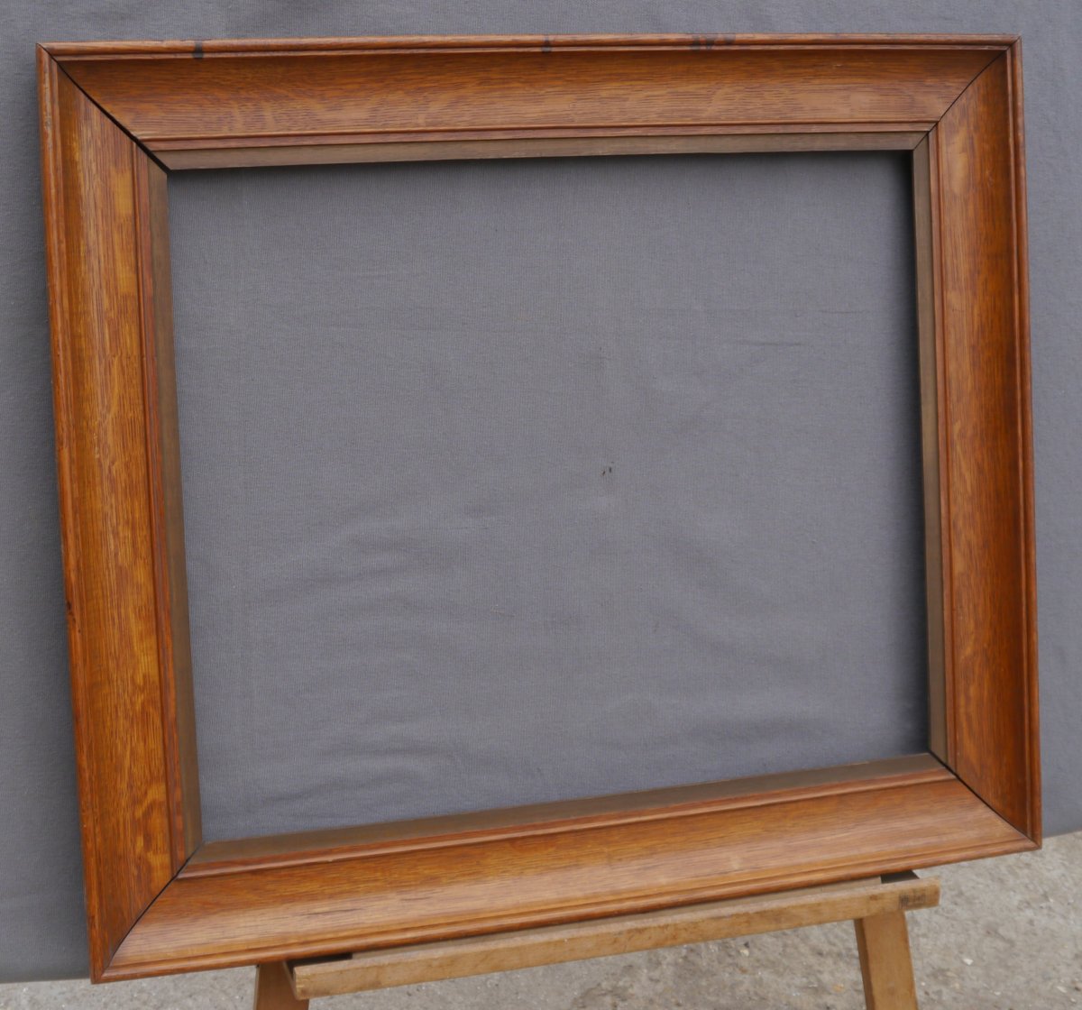 Oak Wood Frame, 15f, View 63.5x52.5 Cm, Circa 1900-photo-2