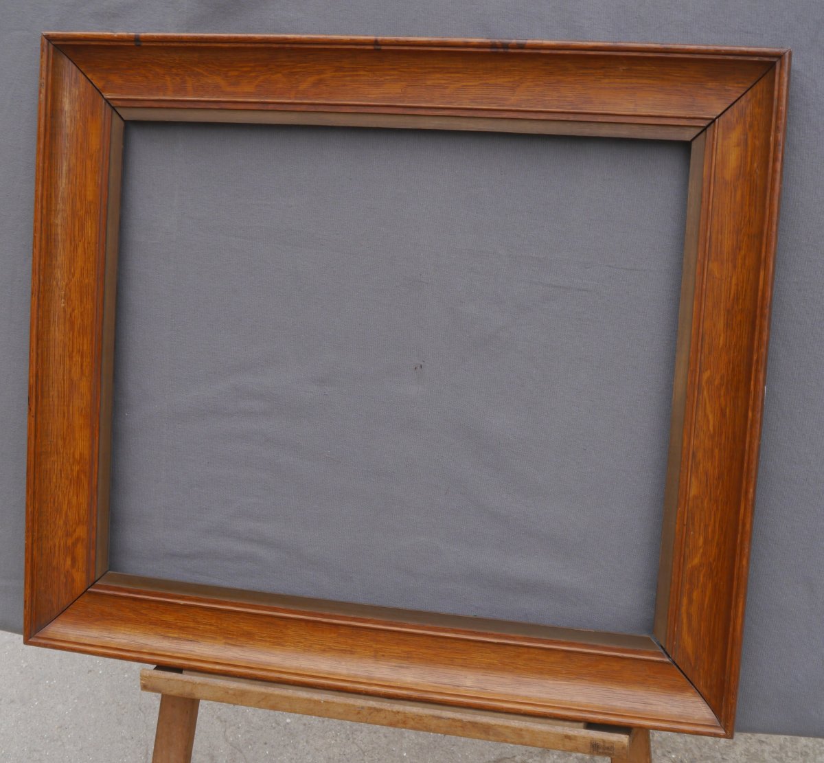 Oak Wood Frame, 15f, View 63.5x52.5 Cm, Circa 1900-photo-3