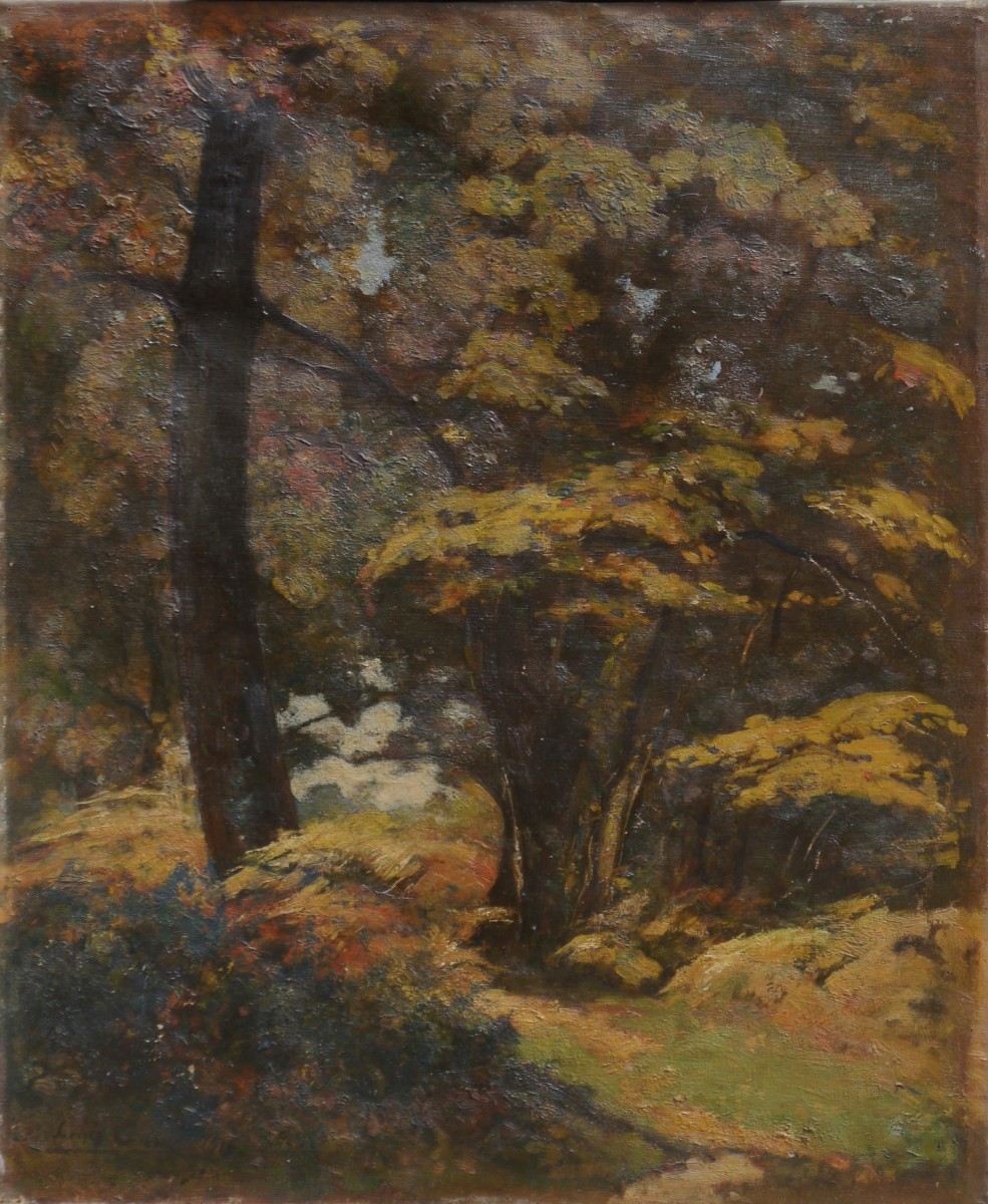 Louis Alexandre Cabié (1853-1939). Trees, Circa 1910/20