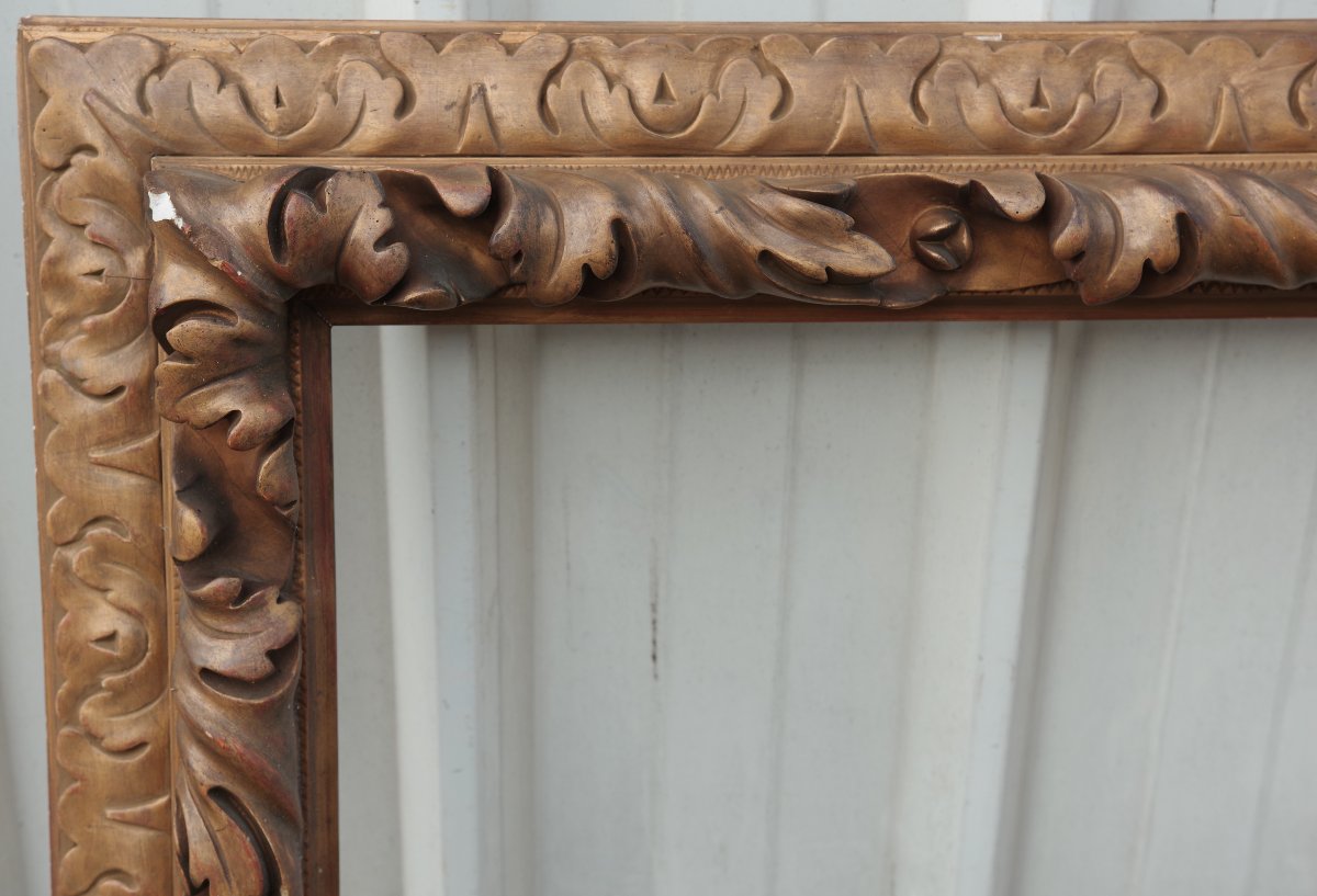 Grand cadre à restaurer pour 50M, vue 115x72 cm-photo-5