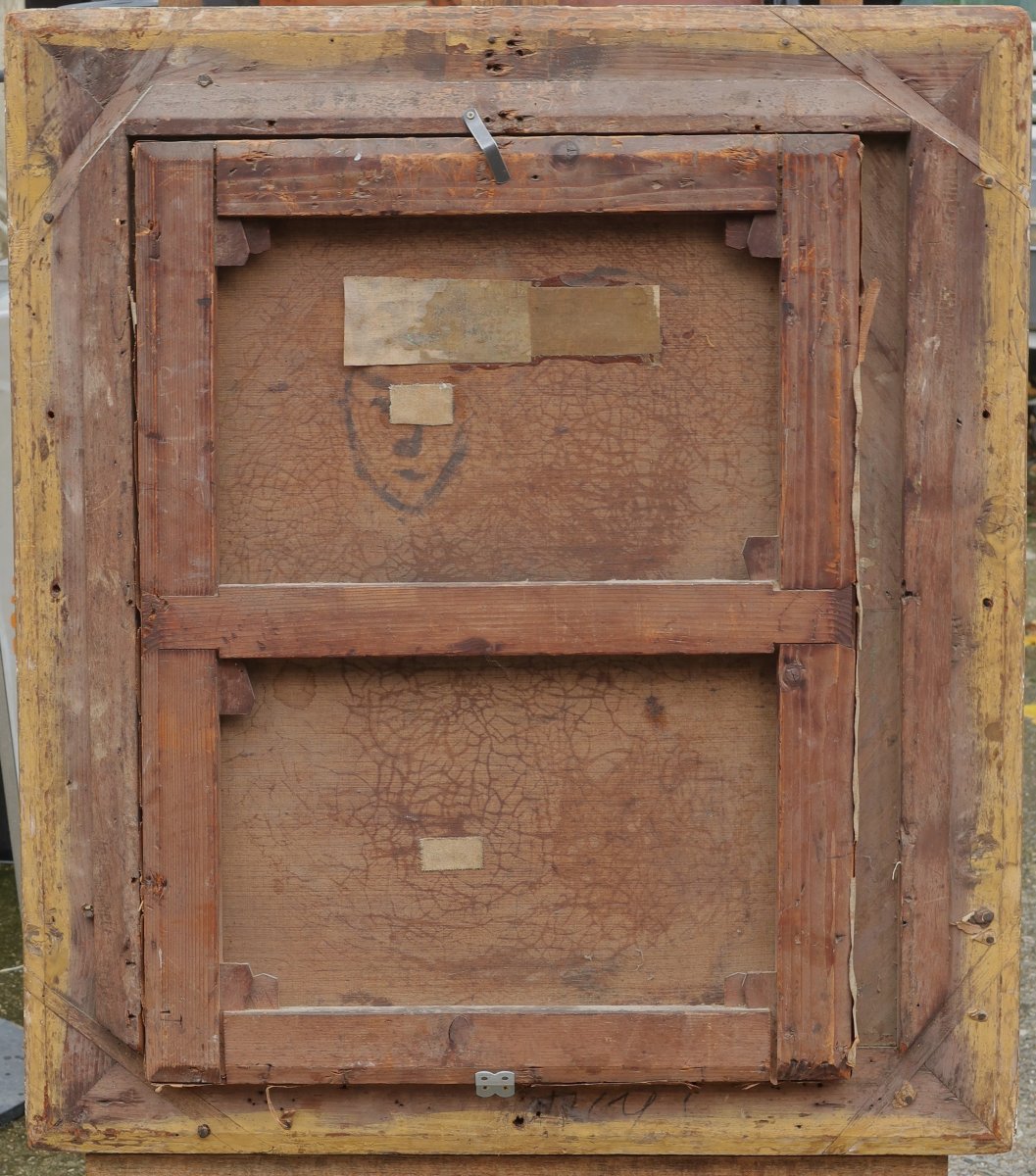 Portrait de femme au collier de corail, 1854. Eugène LEYGUE (1813-1877) ?-photo-8