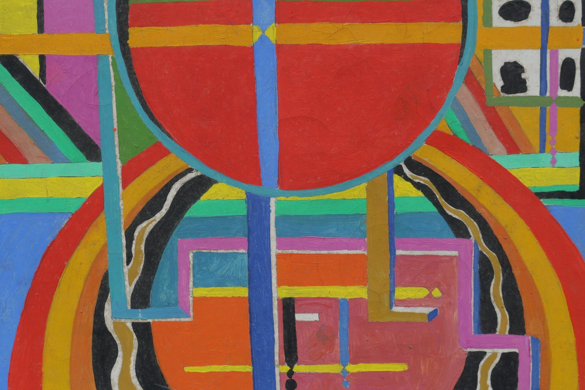 Abstract Composition, 1970. Jean Viennet, 20th Century, Béziers-photo-2