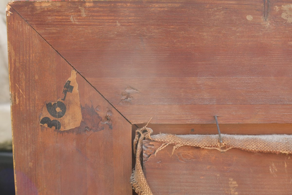 Andreas Einberger (1878-1953). Man Pulling A Boat On A Lake In Tyrol, Austria. Large Format-photo-4