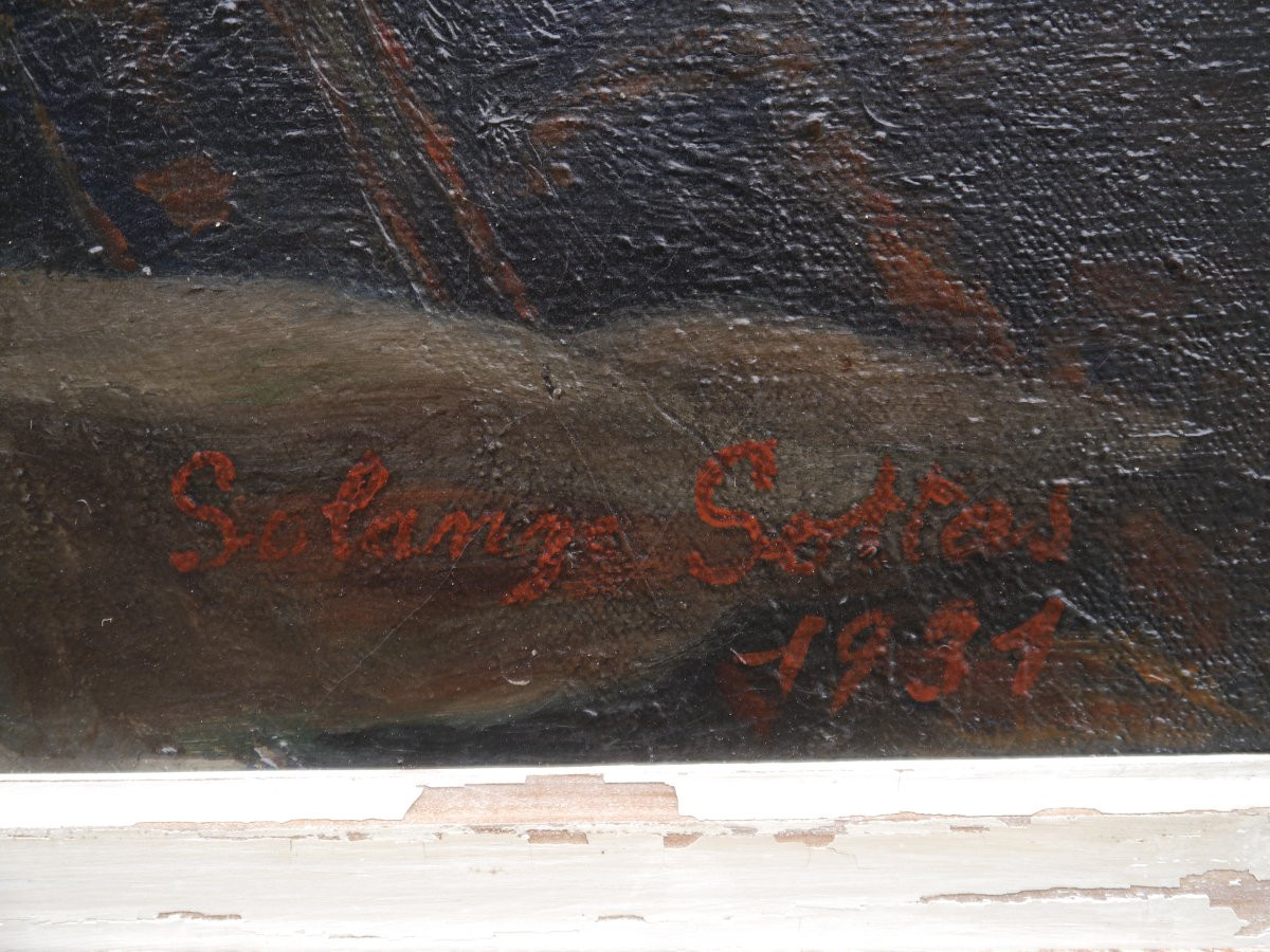 Nude At The Dressing Table, 1931. Solange Sottas, 20th Century-photo-6