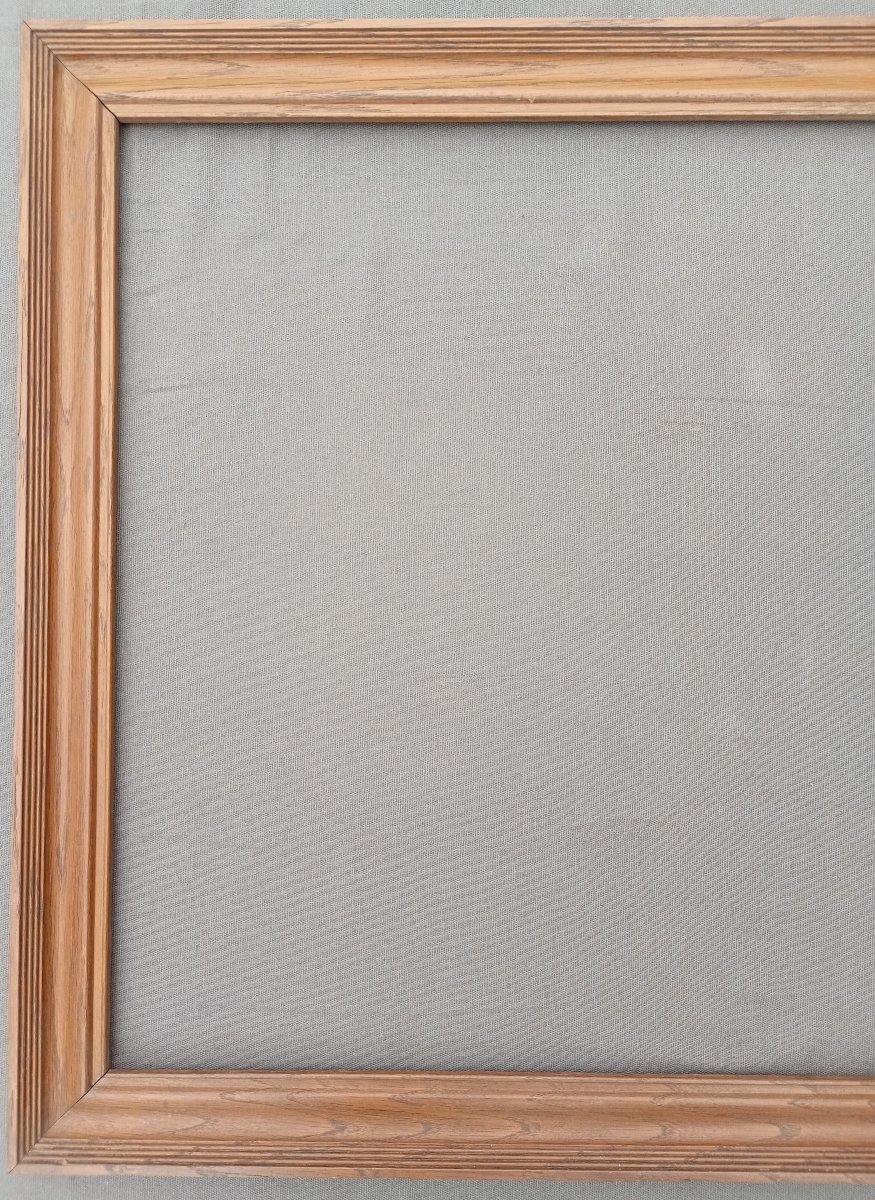 Oak Frame, Circa 1900, Visible Area 59x48.8 Cm-photo-3