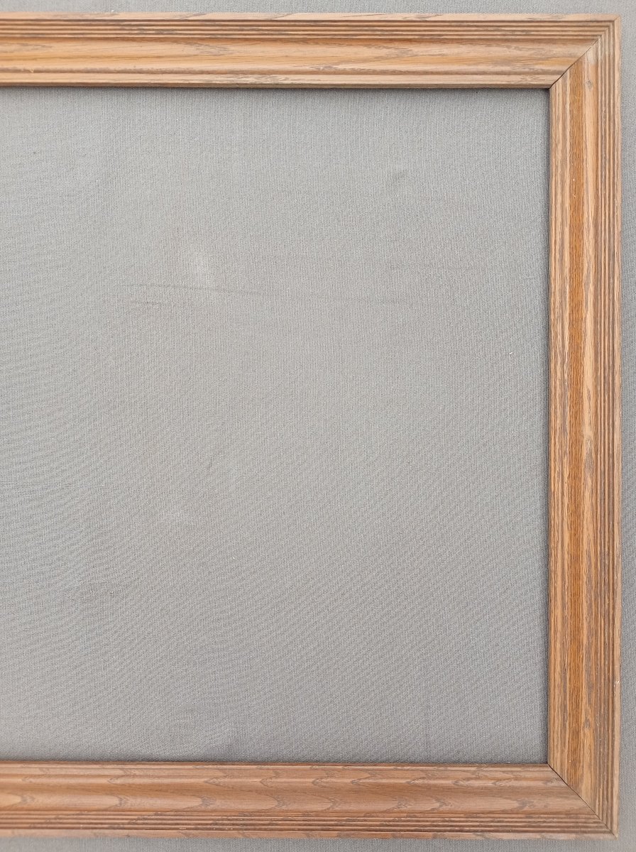 Oak Frame, Circa 1900, Visible Area 59x48.8 Cm-photo-1