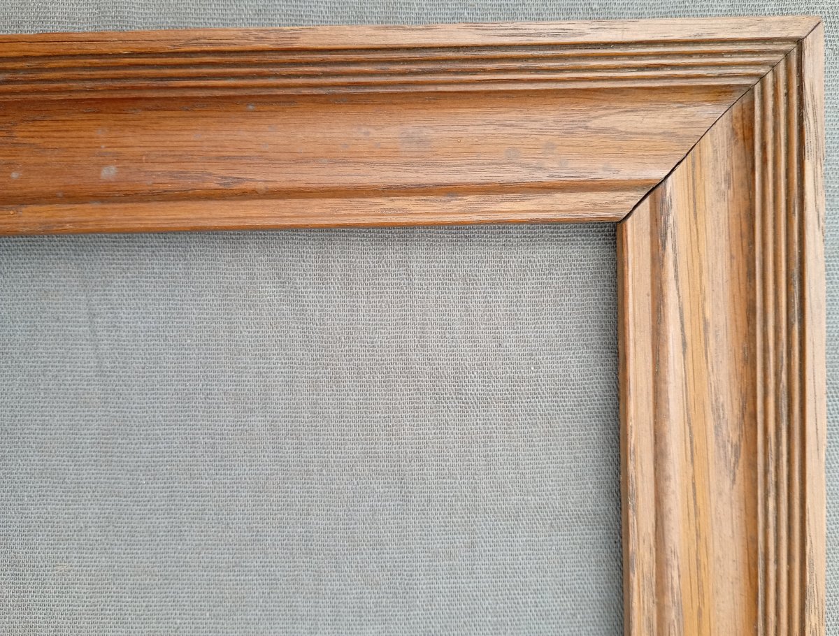 Oak Frame, Circa 1900, Visible Area 59x48.8 Cm-photo-3