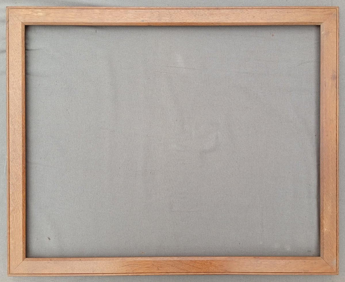 Flat Oak Baguette Frame, 60.4x47.5 Cm View-photo-2
