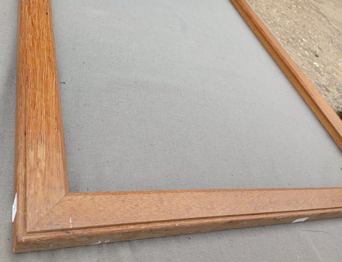 Flat Oak Baguette Frame, 60.4x47.5 Cm View-photo-1