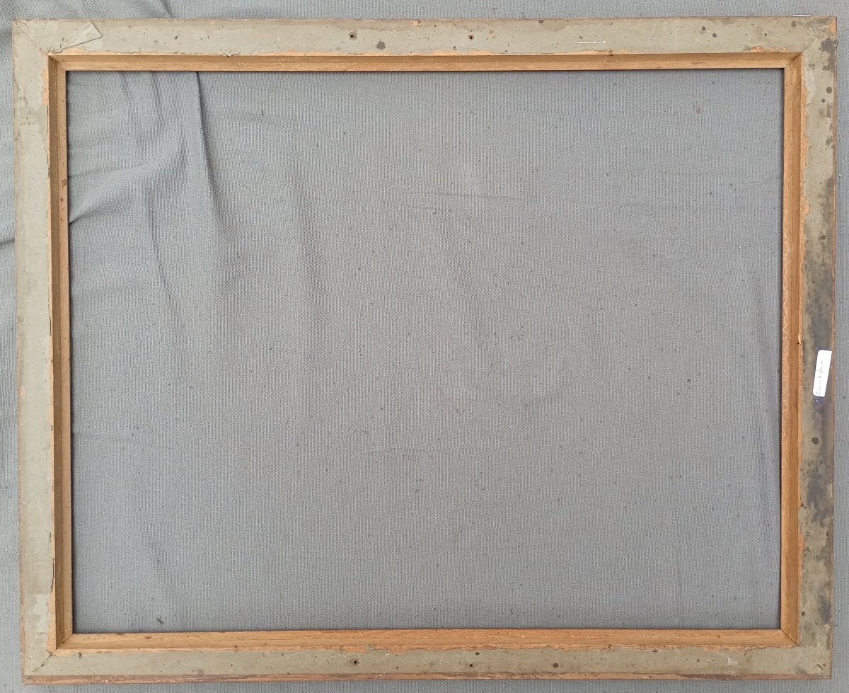 Flat Oak Baguette Frame, 60.4x47.5 Cm View-photo-2