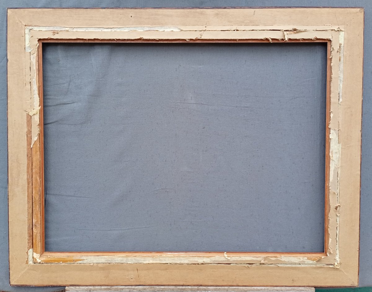 Cadre chêne 1900, vue 69,7x52 cm-photo-8