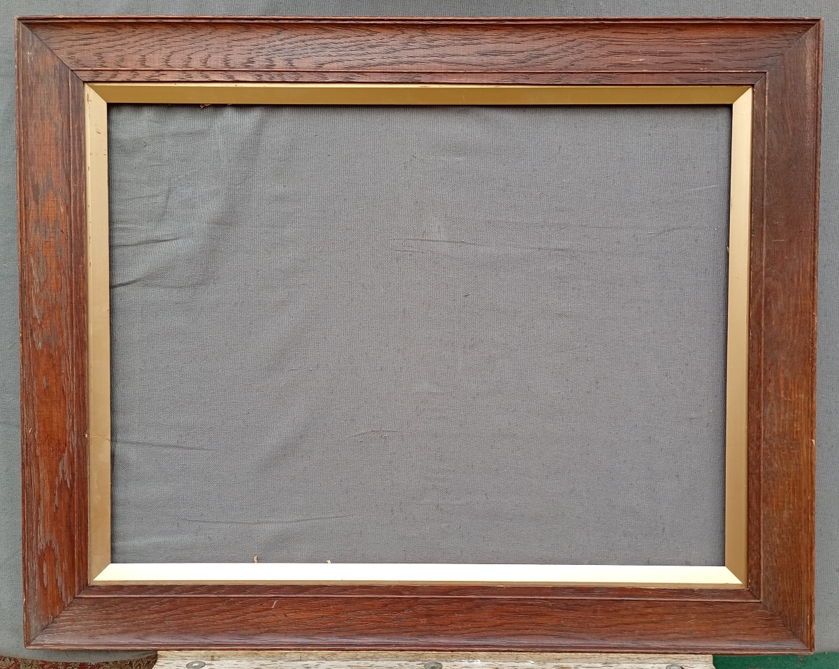 Cadre chêne 1900, vue 69,7x52 cm