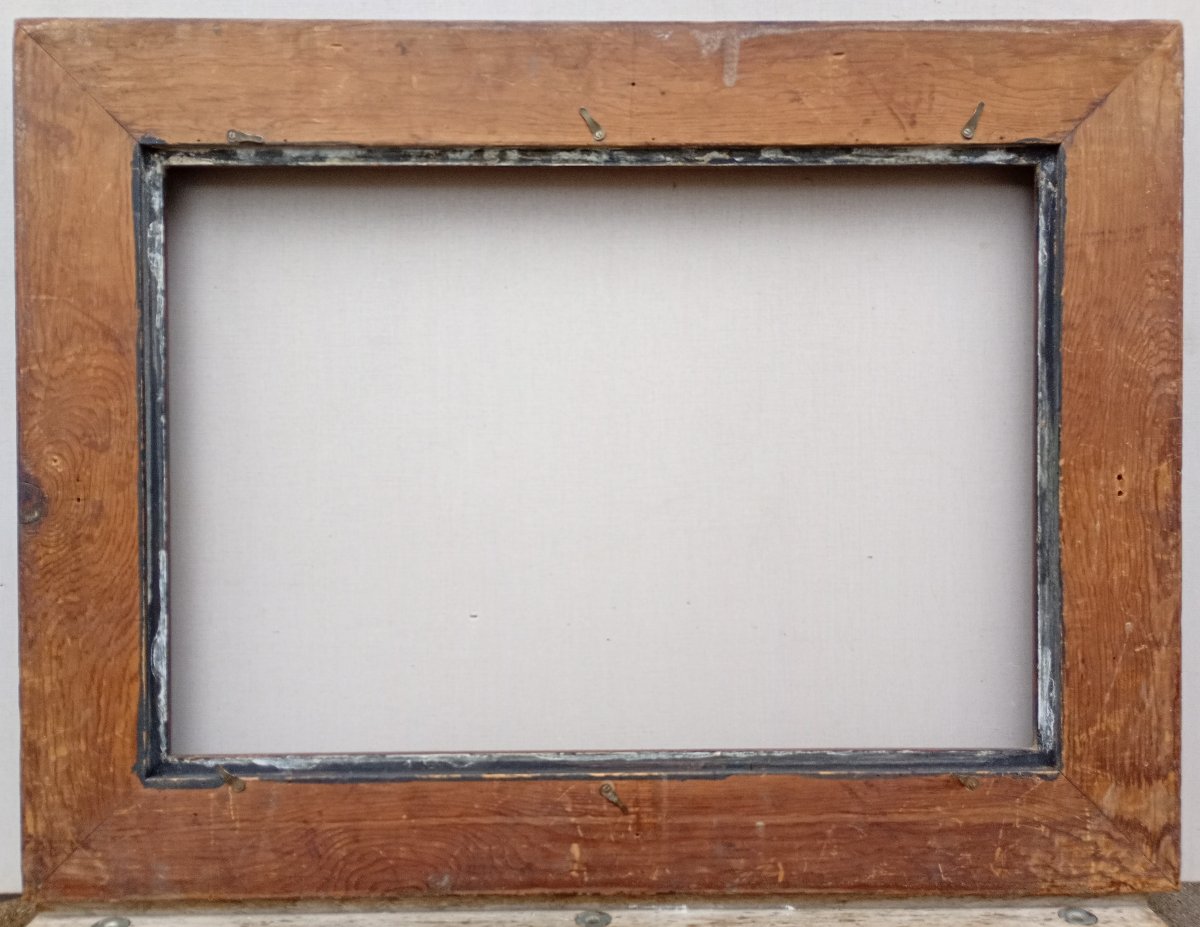 Rosewood Veneer Frame, Visible Area 48.2 X 38.2 Cm-photo-8