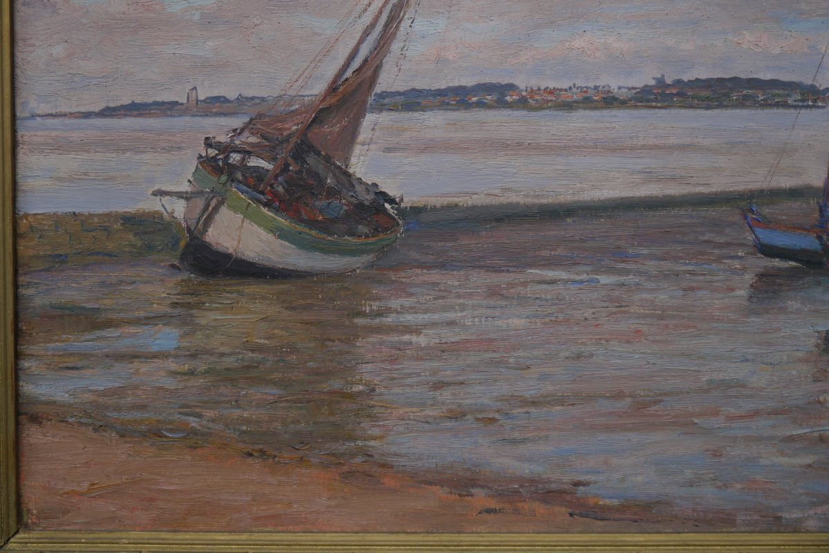 Port-des-Barques, voiliers .Gaston BOUCART (1878-1962)-photo-3