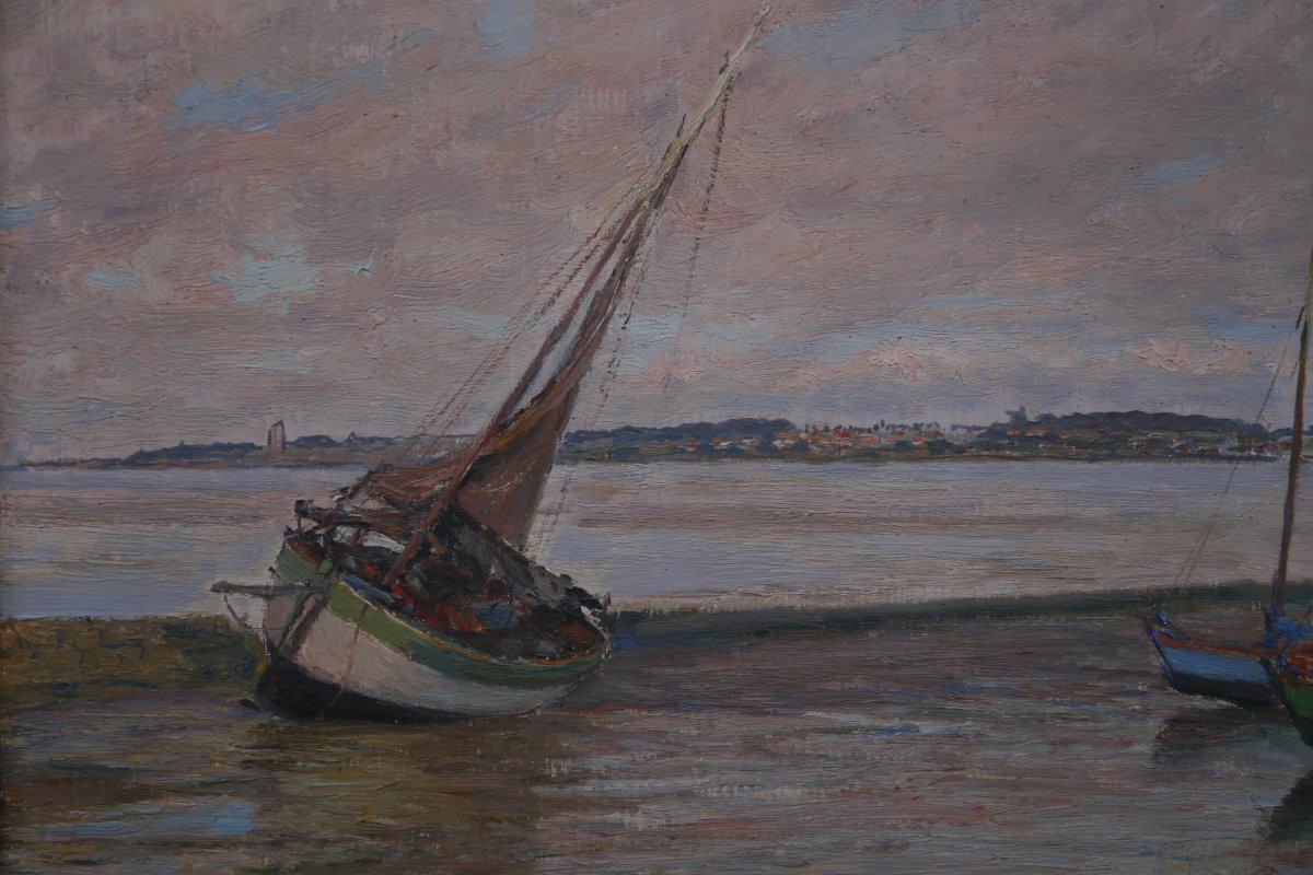 Port-des-Barques, voiliers .Gaston BOUCART (1878-1962)-photo-4