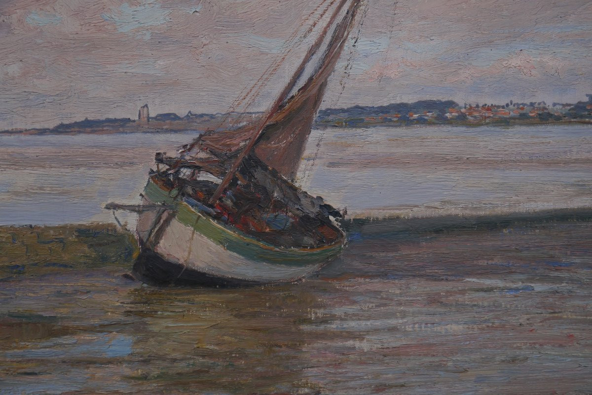 Port-des-Barques, voiliers .Gaston BOUCART (1878-1962)-photo-1