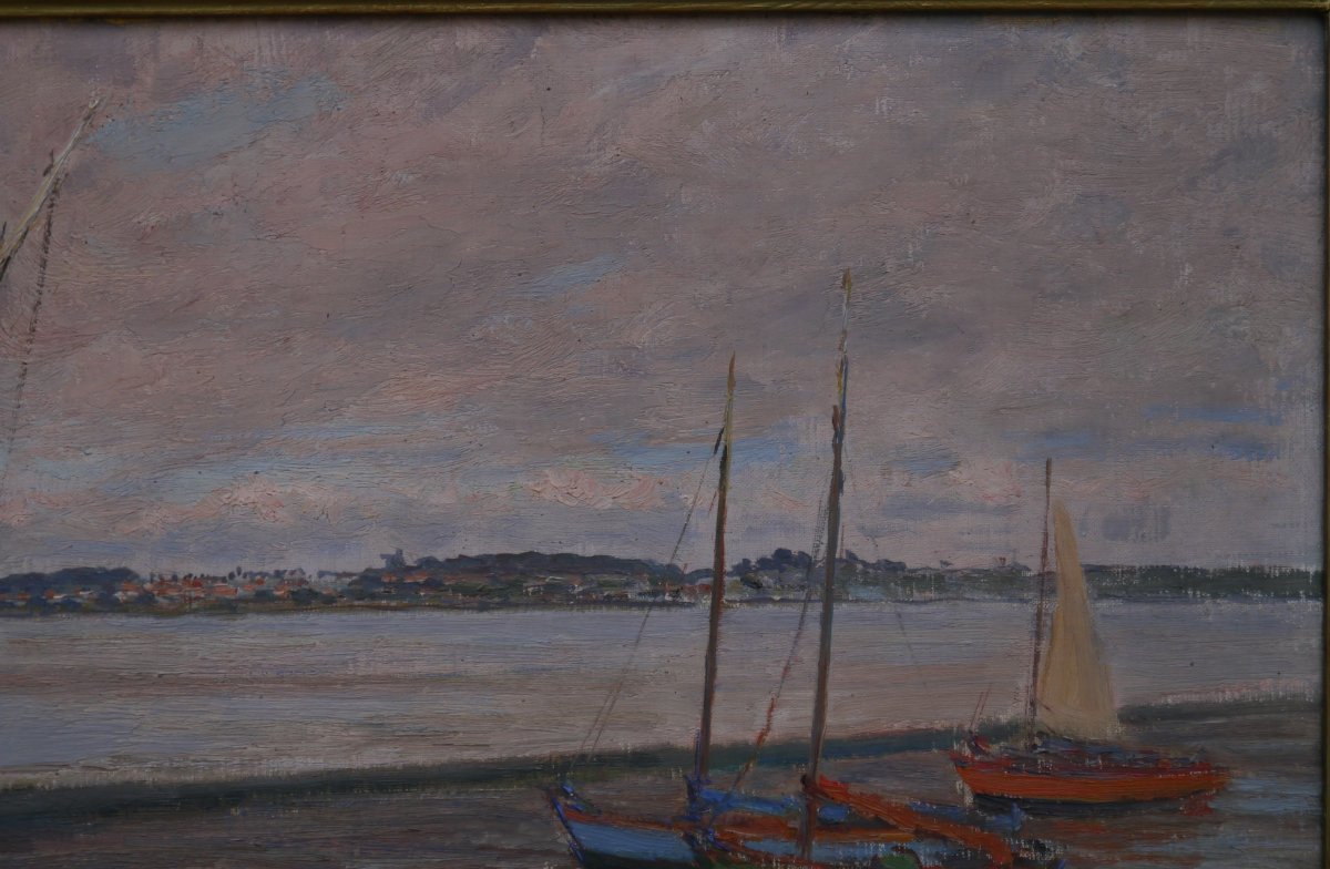 Port-des-Barques, voiliers .Gaston BOUCART (1878-1962)-photo-5