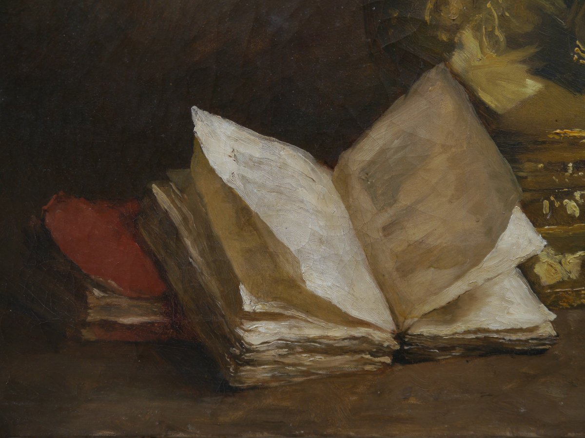 Large Bouquet Of Iris 1884. Julie Crouan (xix)-photo-6