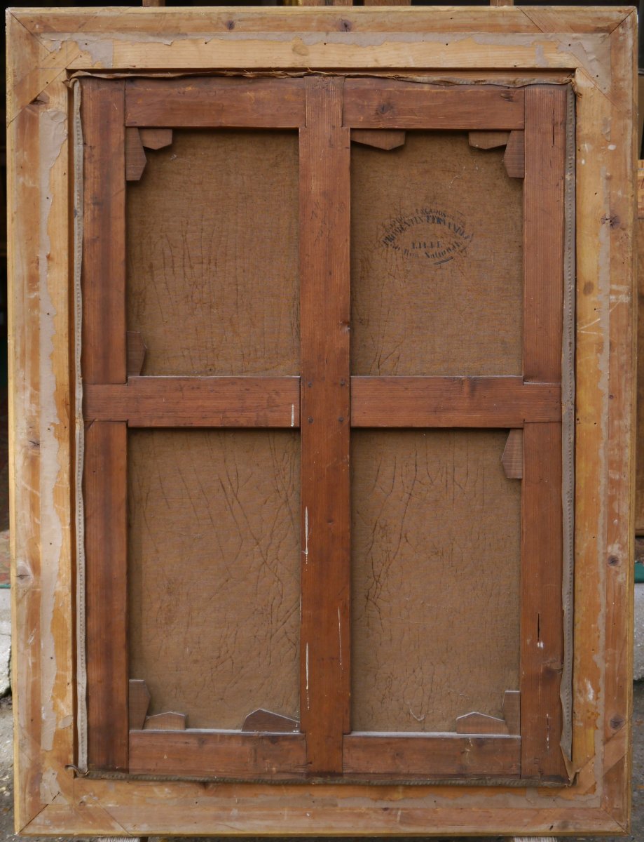 Large Bouquet Of Iris 1884. Julie Crouan (xix)-photo-8