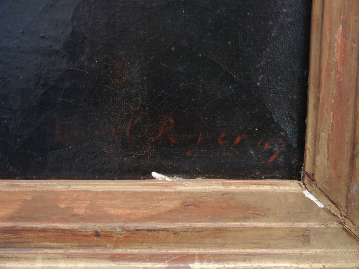 Portrait de femme souriant 1875. Lionel ROYER (1852-1926)-photo-7