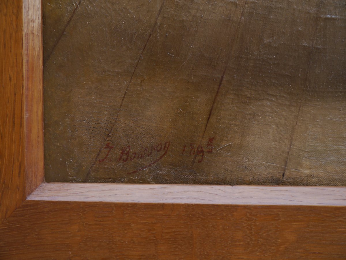 Alfred Jacques Boisson (1866-1947). Return From The Garden, 1895-photo-7