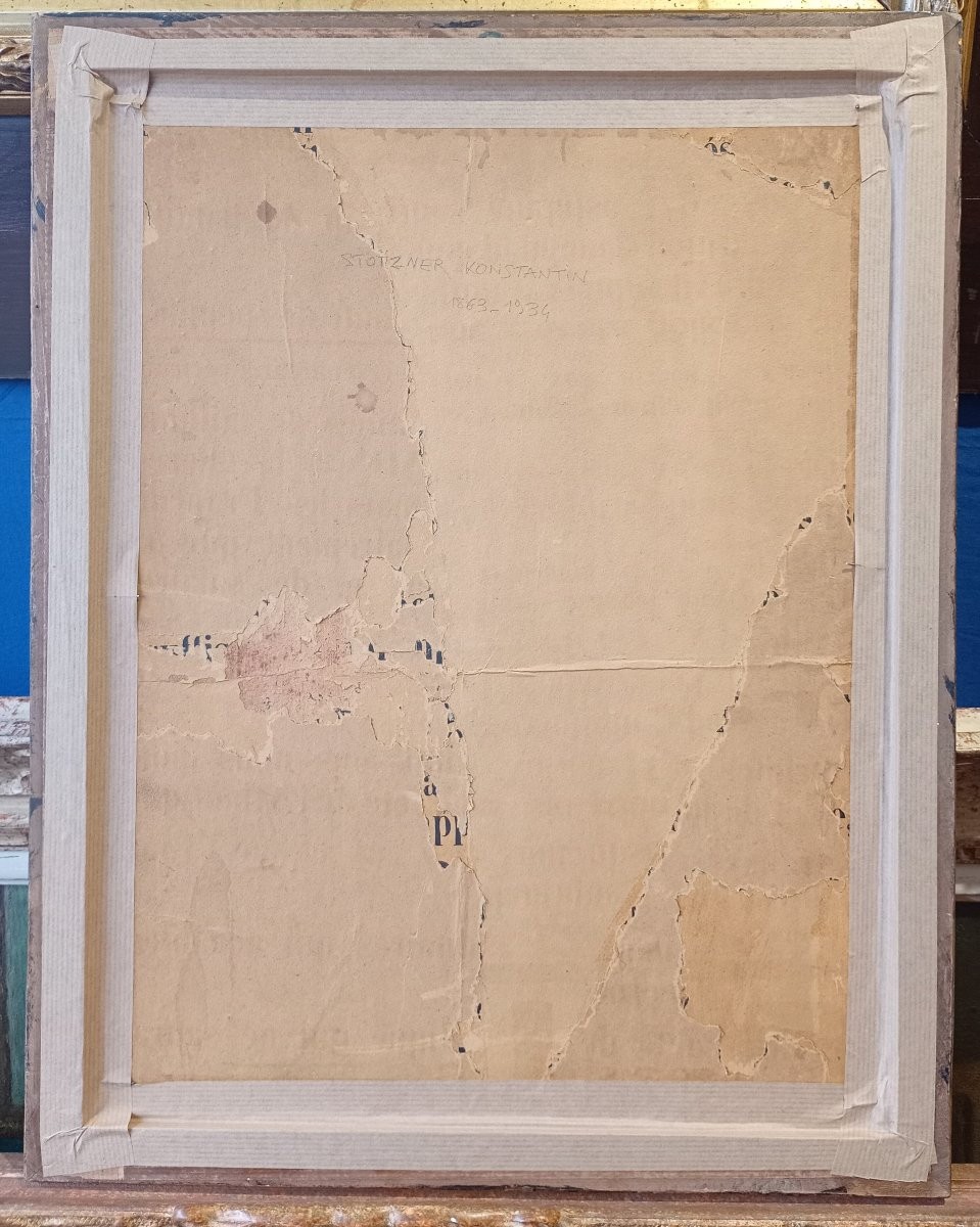 Konstantin Stoitzner (1863-1934). House And Flower Garden, Austria-photo-8