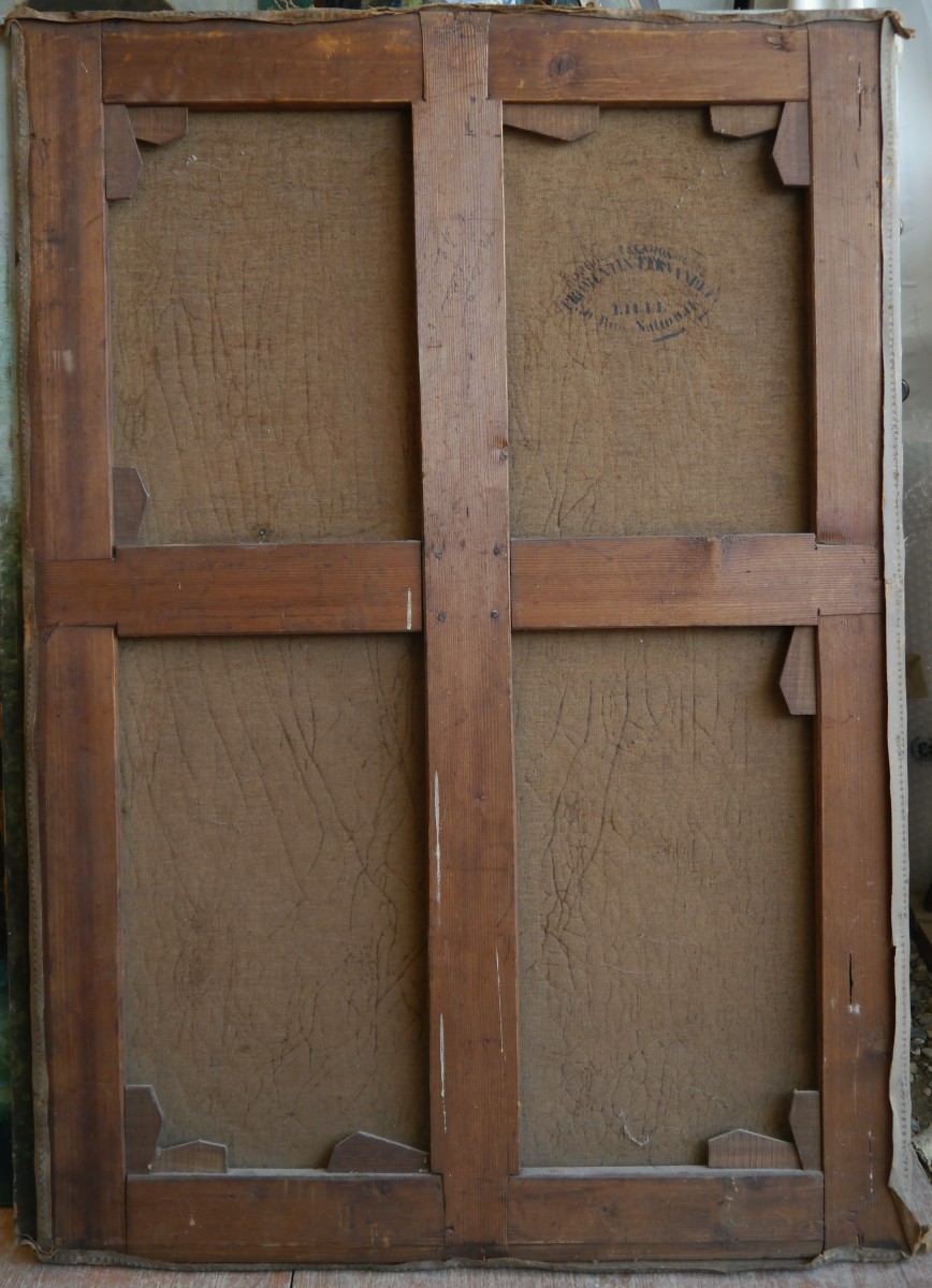 Large Bouquet Of Iris 1884. Julie Crouan (xix)-photo-6